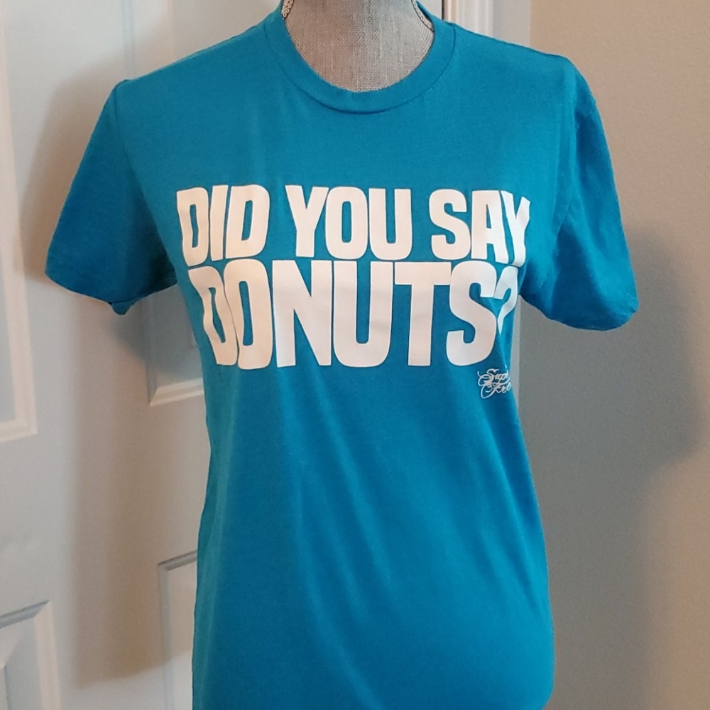 Super Fresh Blue Donuts Tee
